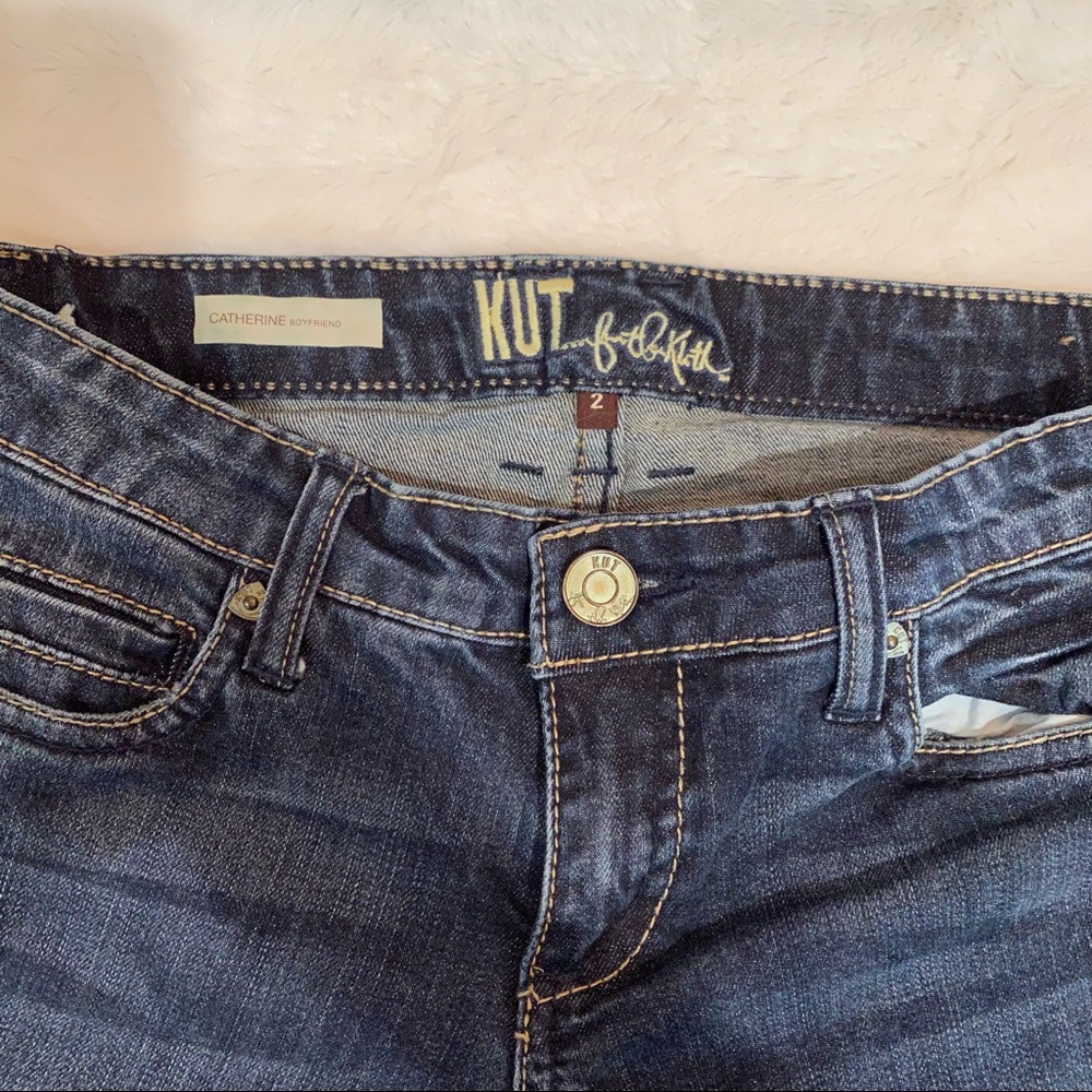 2 Pairs Kut from the Kloth Catherine Boyfriend Jeans - Picture 11 of 12